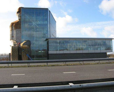 building in Netherlands charts human body