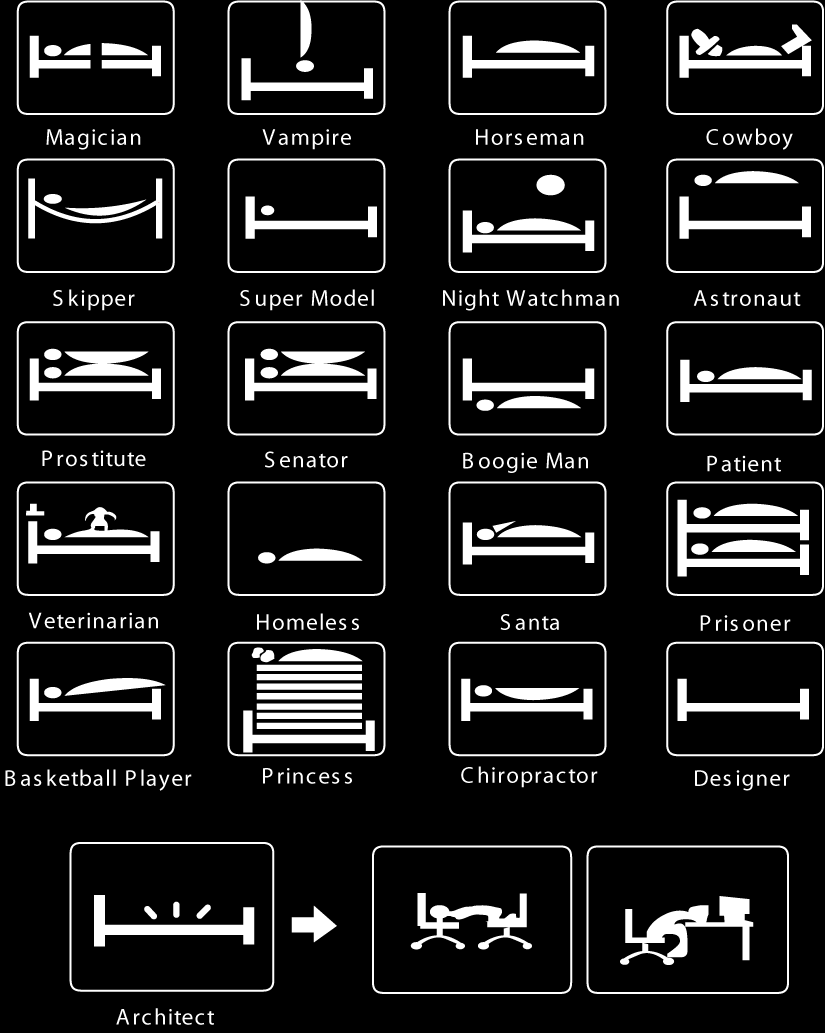 How People Sleeps - Funnygraphic