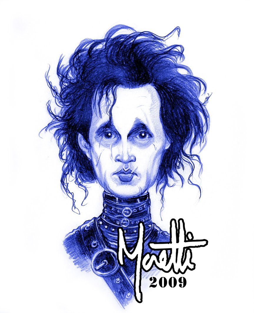 Edward Aux Mains D Argent Dessin Olivier MORETTI: mars 2010