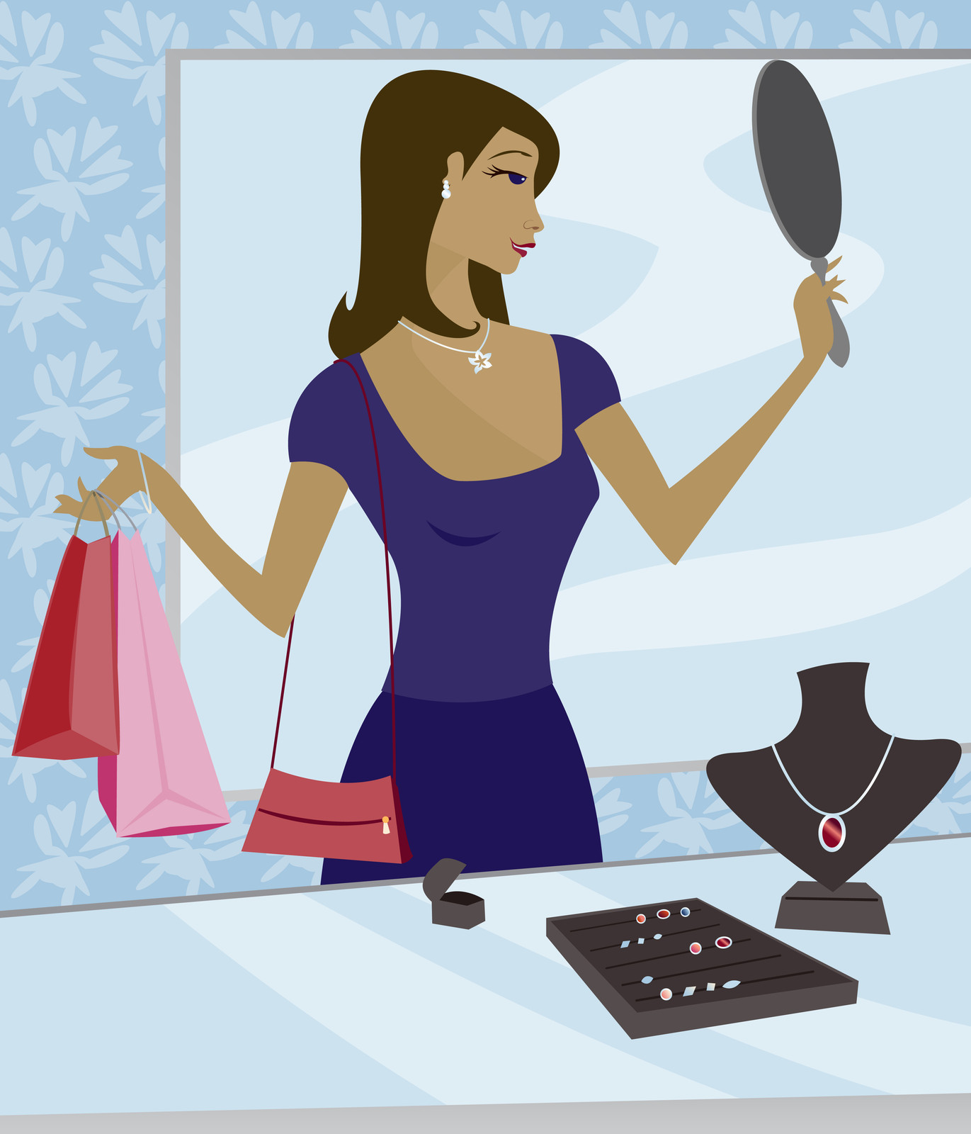 jewelry shopping clipart - photo #1