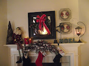 My Mantle at Christmas