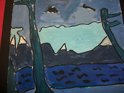 monochromatic paintings davis colors parker mrs