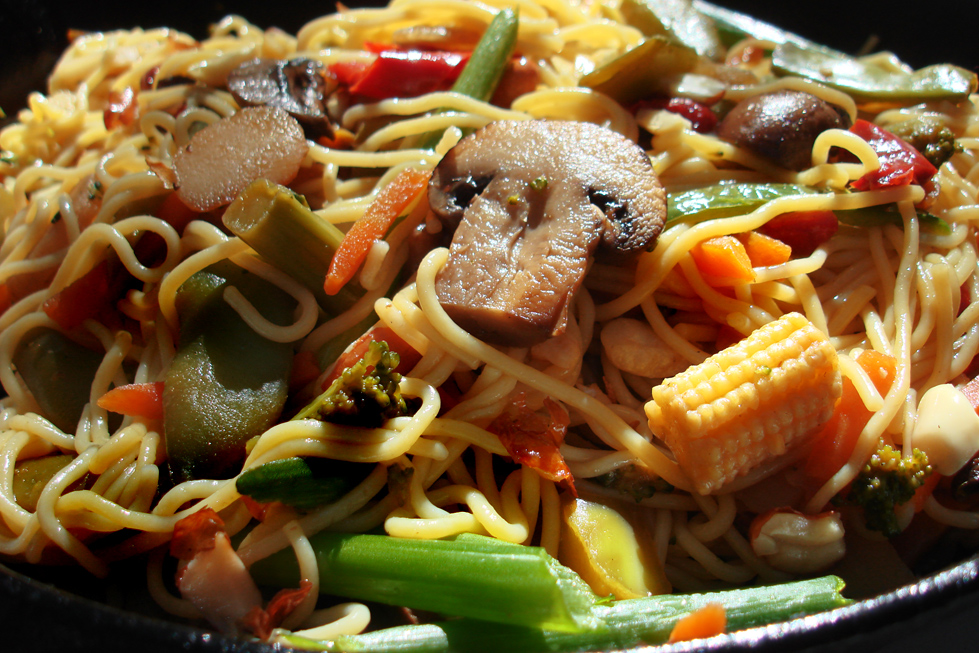 Corn Noodles Anyone? And What a Glorious StirFry!