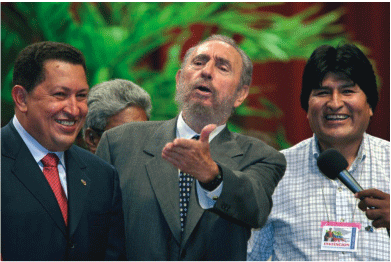 Chavez, Castro and Morales