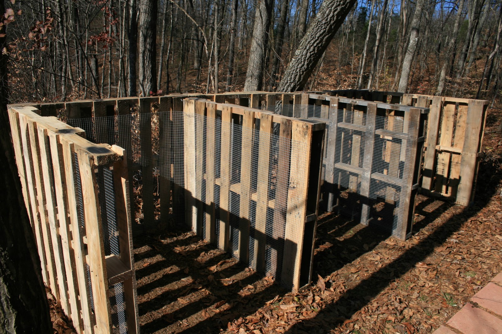 off the map How to Build a three bin compost system