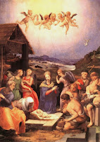 Worship of the shepherds, by Bronzino