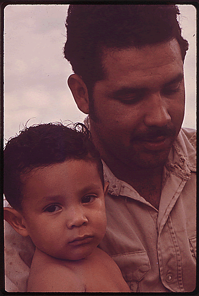 Father with His Young Son