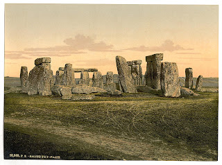 Stonehenge, Salisbury, England is a Neolithic and Bronze Age monument located near Amesbury in Wiltshire, England, about 8 miles (13 km) northwest of Salisbury, Credit Line: Library of Congress, Prints & Photographs Division, [reproduction number, LC-DIG-ppmsc-08828]