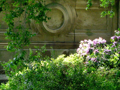 Central Park Wall in Spring New York City