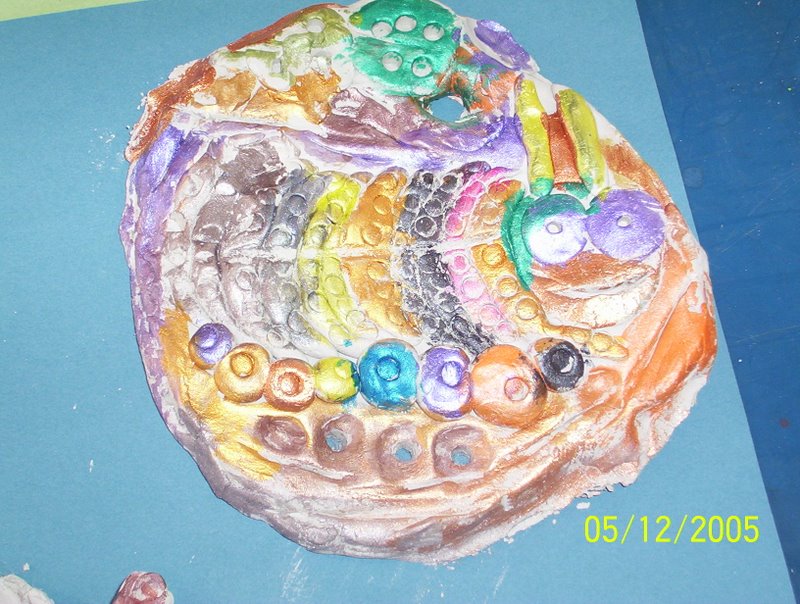 Arty Ideas Clay hungry caterpillars