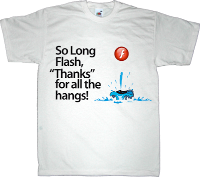 flash Flash Wars obsolete mpeg LA h.264 free The Hitchhiker's Guide to the Galaxy t-shirt ephemeral-t-shirts
