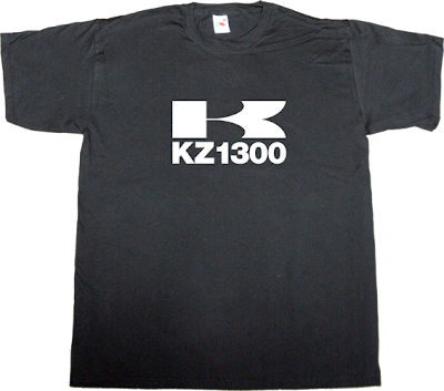 Bikes six cylinder Motorcycle Kawasaki kz1300 t-shirt ephemeral-t-shirts