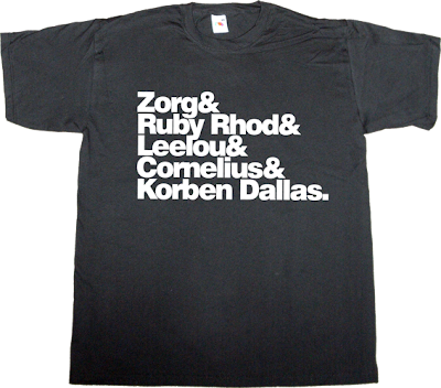the Fifth Element Bruce Willis movie helvetica t-shirt ephemeral-t-shirt