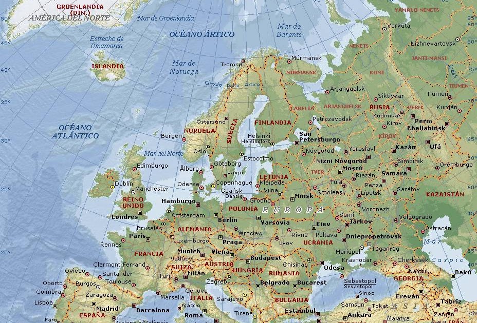 Hidrografia... Hidrografia de Europa...