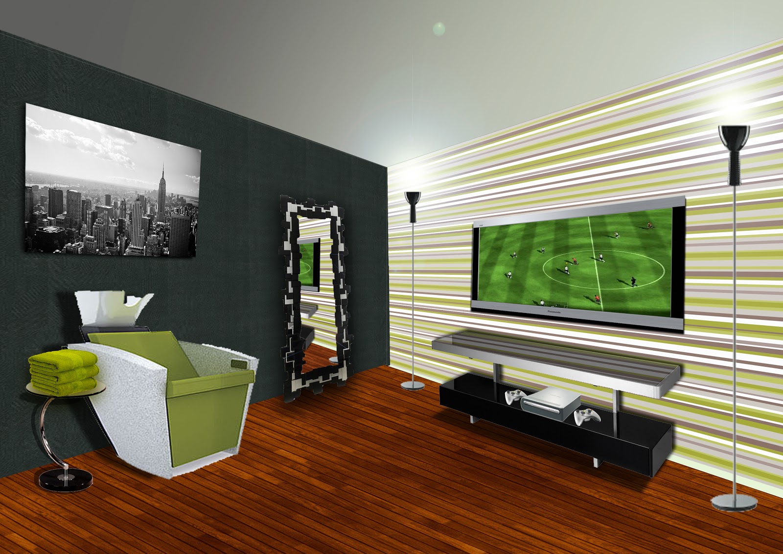 Wings to inspire Concepts for a 'Guys' Hair Salon