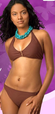 Jyothi Hot Brown Bikini Wallpaper