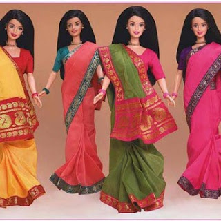 The Original Barbie Dills in Sarees Pic