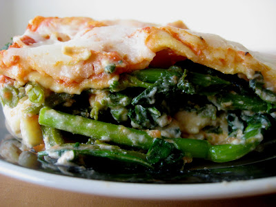 Vegetarian Lasagna with Broccoli Rabe - Joanne Eats Well With Others