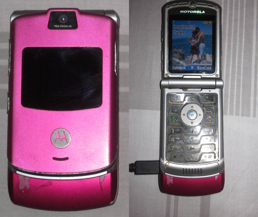 Image result for pink motorola razr