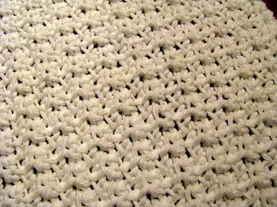 Learning Crochet Seed Stitch &amp; Crochet Dish Cloth Pattern