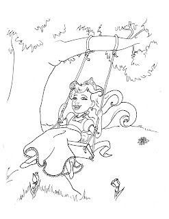 Listen Sweetie!: Princess Coloring Book