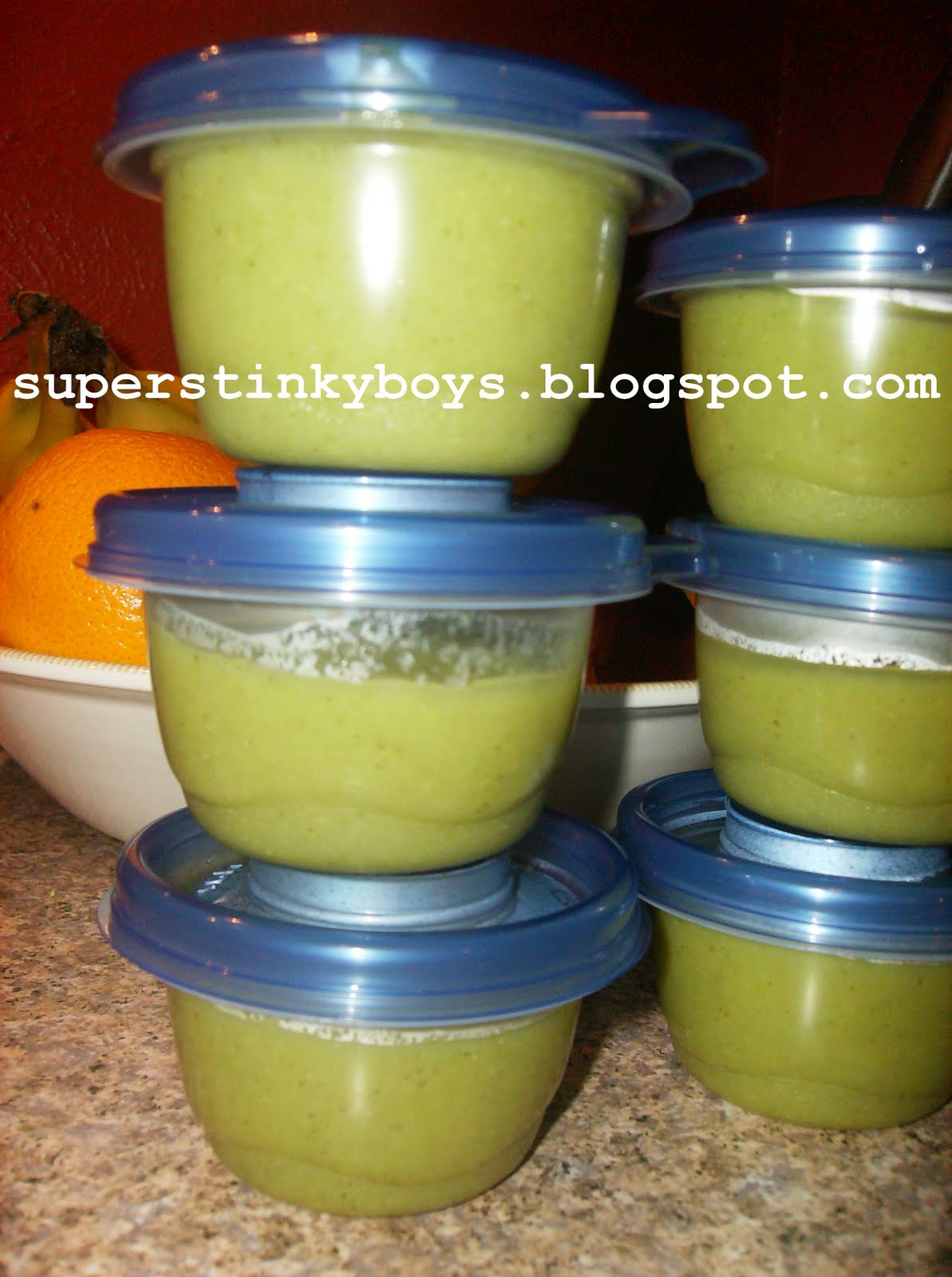 Support Blog for Moms of BOYS! Homemade Baby Food Tutorial!