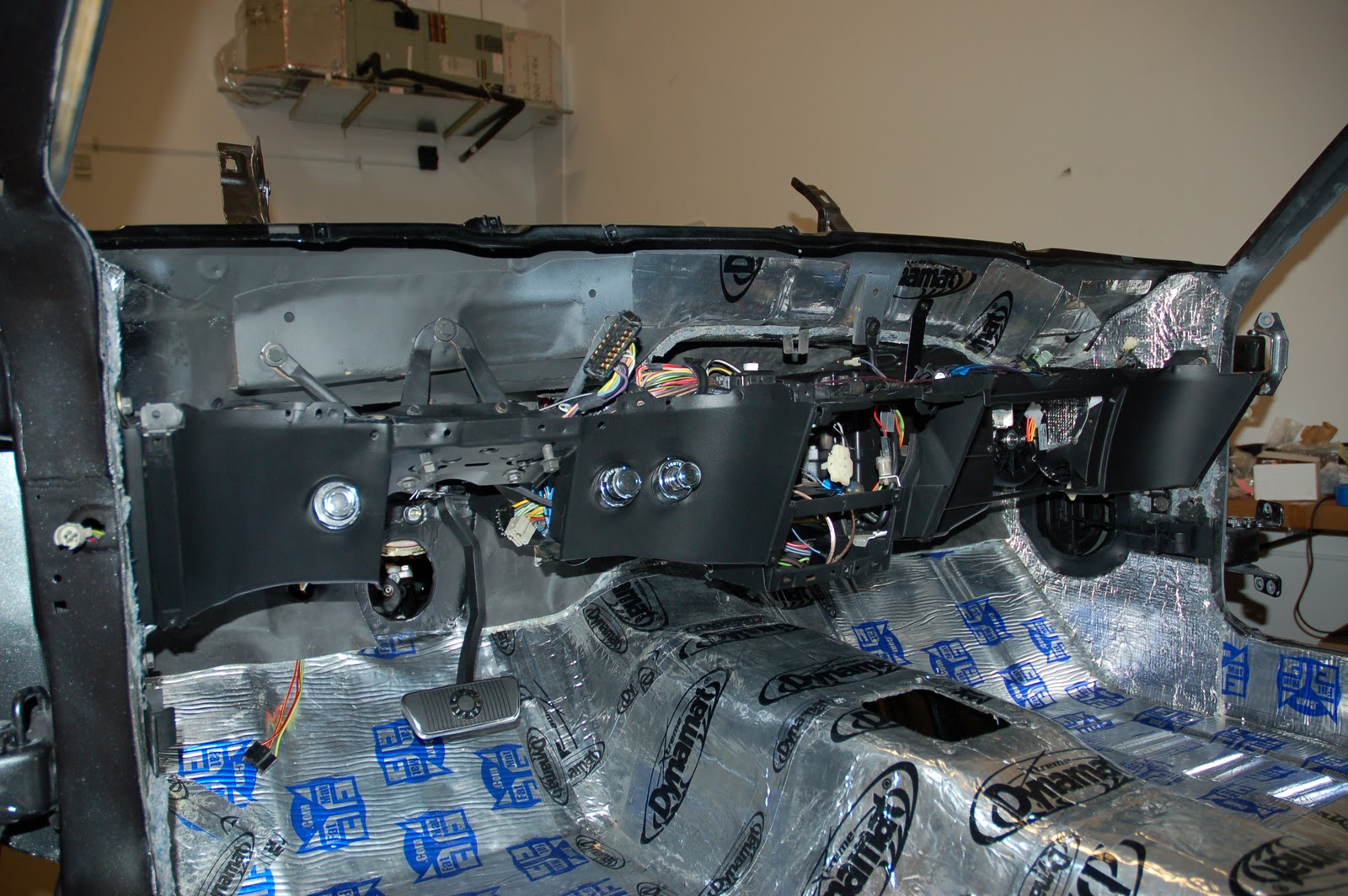 1970 Mach1 Reconstruction: Step 9 - Lower Dash and Wiring Harness