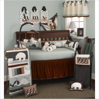 penguin crib set