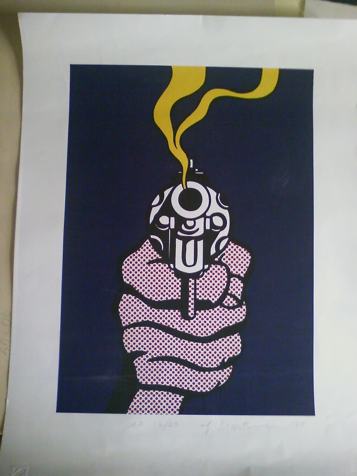 Nick Birch FMP Design Context: Origins in pop art, Roy Lichtenstein