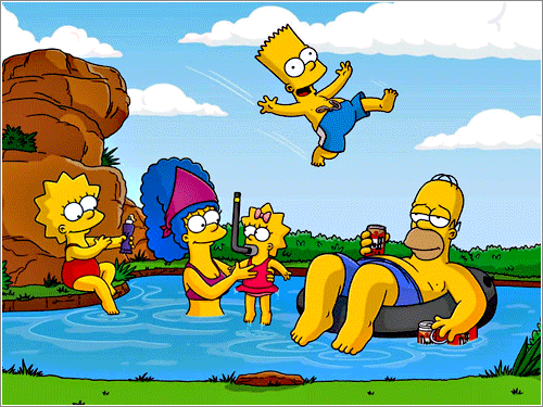 Imagenes graciosas de Los Simpsons Facebook