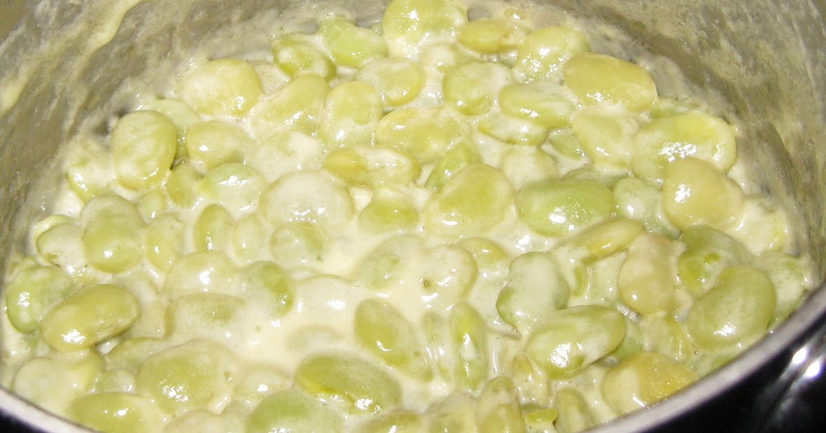 VIC'S RECIPES Creamed Lima Beans For Bill