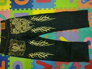 Red Monkey GOLD Spider and Skull Denim Jeans(Limited Edition)(SOLD)