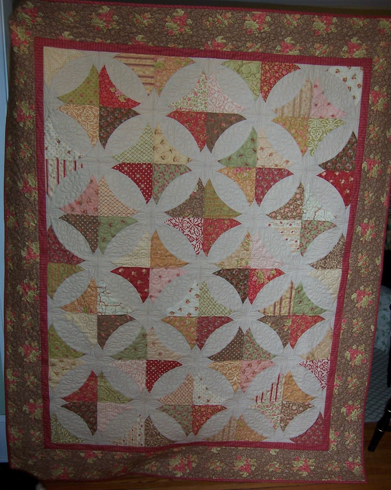 Quilting on Main Street Winner's Bouquet, Finished At Last
