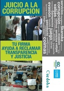 Campaña Nacional "Juicio a la Corrupción" en Córdoba
