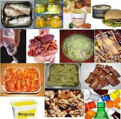 ¿Cuáles son los alimentos ricos en sodio?
