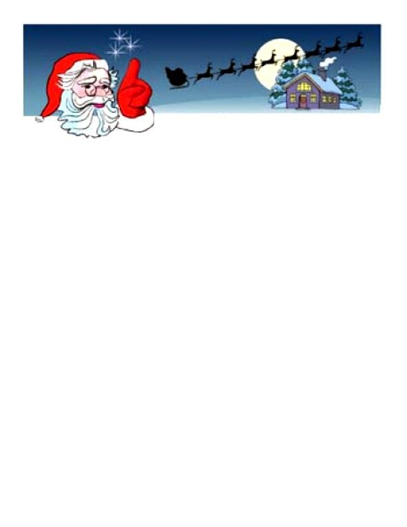 Cartas Papa Noel Y Santa Para Imprimir Todo Navidad