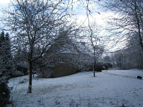 Notre maison sous la neige ...yes ...