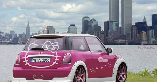 A World of Cute Stuff: Hello Kitty Mini Cooper (the real thing!)