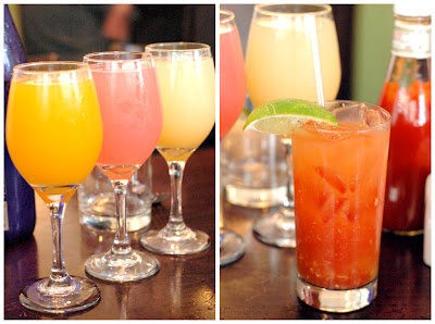 brunch mimosas at Eatery