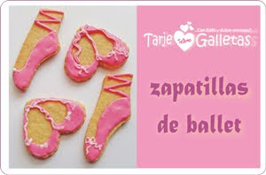 TarjeGalletas inspiradas en Angelina Ballerina...