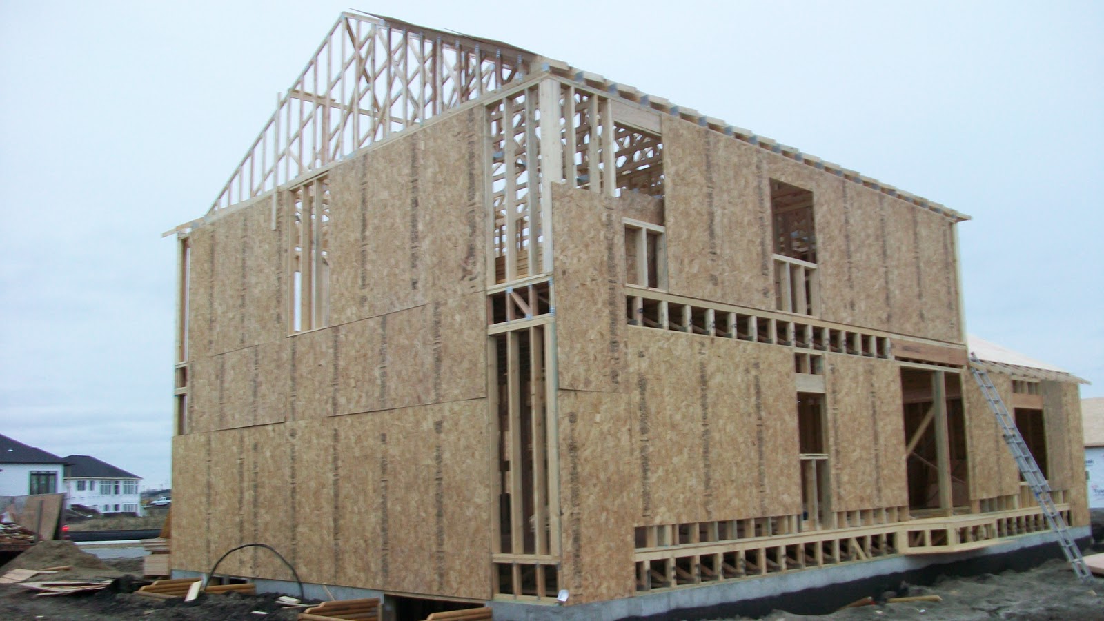 Swenson Home Build: Roof Plywood