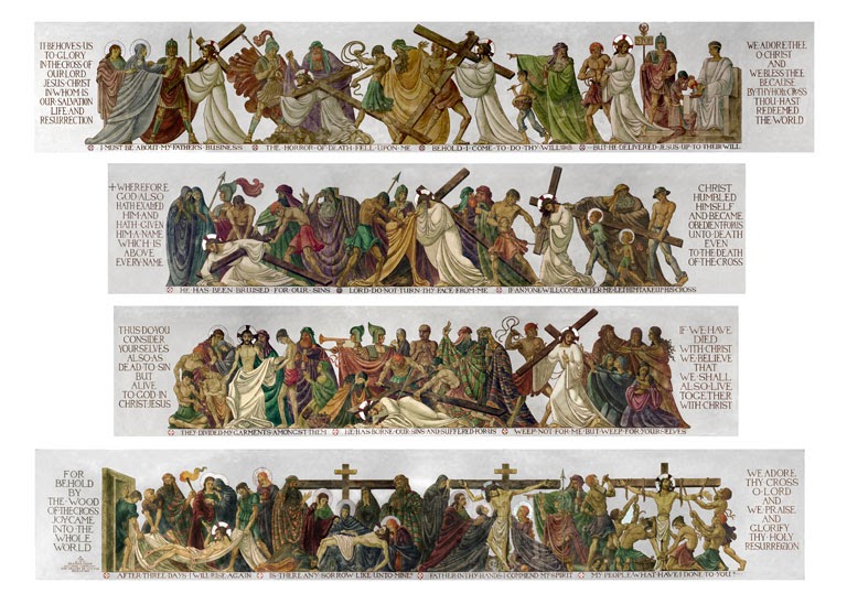 Byzantine Scriptural Stations of the Cross Cards 4 x 6 - Our