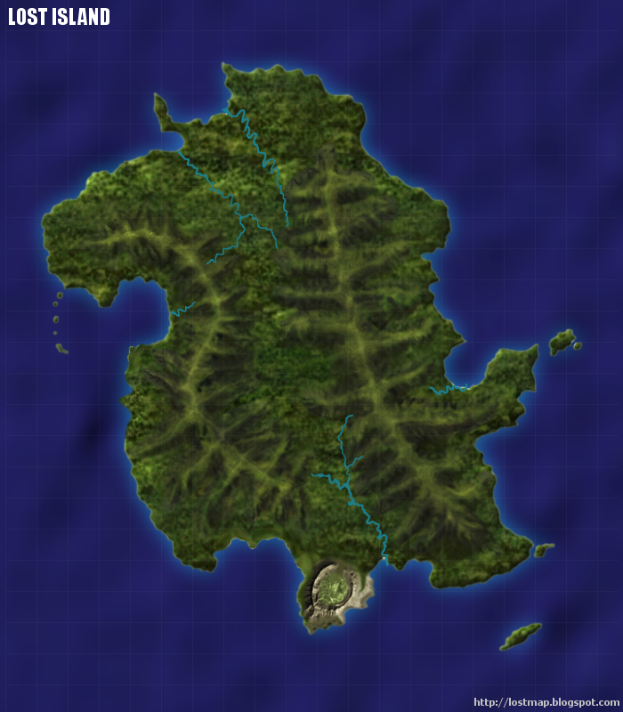 Интерактивная карта lost. Карта острова лост. Остров из Lost.