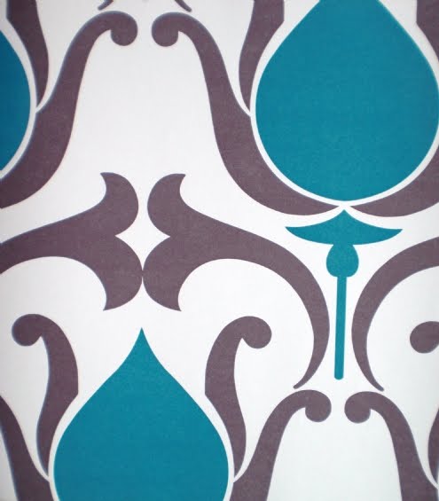 turquoise wallpaper. How much turquoise is too much