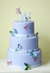 cake butterflies cakes butterfly tall flowers tier round feed guest huge