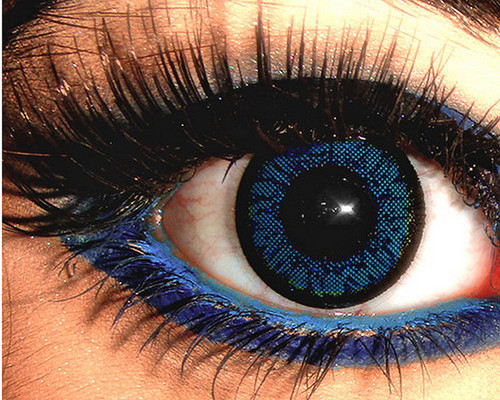 Dark Blue Eye Contacts 62