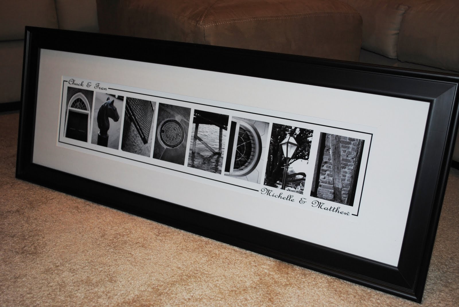 M photo.designs personalized nola name frames