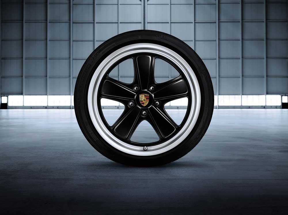 For Wheels: 19-inch Sport Classic wheels available for retrofitting on the  Porsche 911