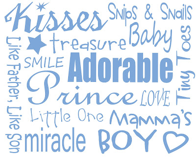 Anne's Vinyl and so much more!: Free BABY BOY Printables