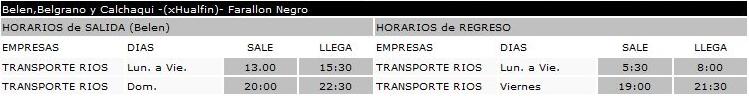 TRANSPORTES RIOS Tel.:03835-461950